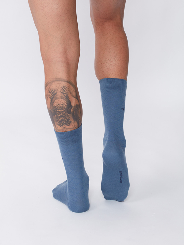 Medias de Vestir Color Entero Pack X3 - Código M033