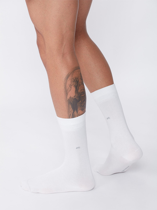 Medias de Vestir Color Entero Pack X3 - Código M033