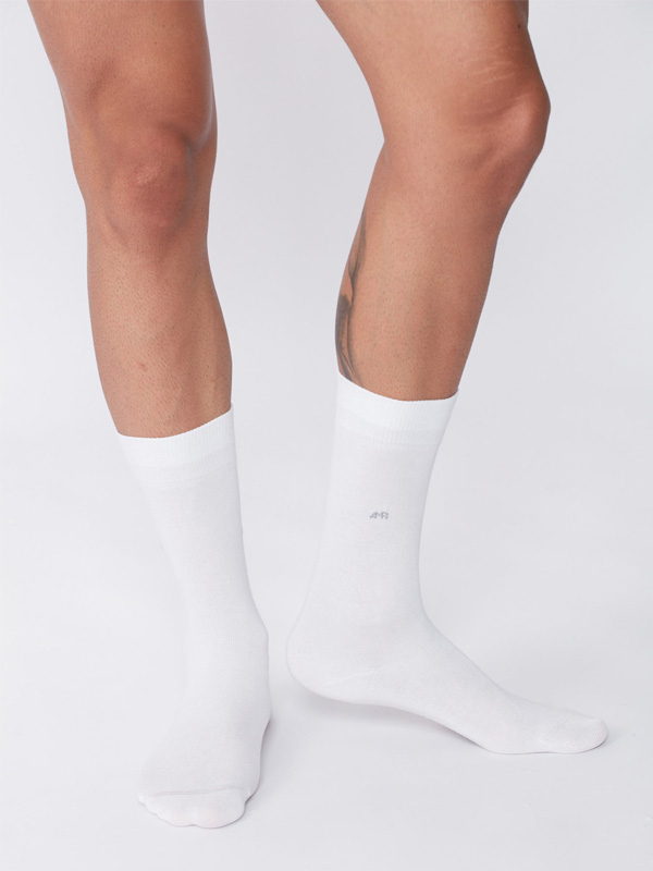 Medias de Vestir Color Entero Pack X3 - Código M033