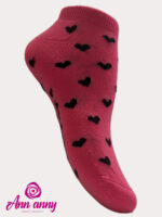 Medias Taloneras Diseño Corazón Pack X3(Diseño3) - Código M011