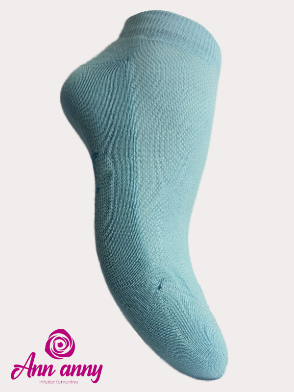 Medias Taloneras Color Entero Pack X3 - Código M013