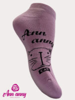 Medias Taloneras Diseño Gato Pack X3(Diseño3) - Código M011