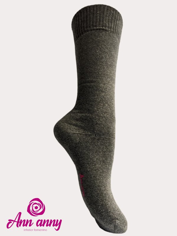 Medias Caña Larga Color Entero Pack X3 - Código M025