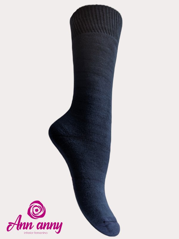 Medias Caña Larga Color Entero Pack X3 - Código M025