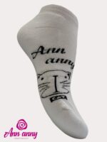 Medias Taloneras Diseño Gato Pack X3(Diseño1) - Código M011